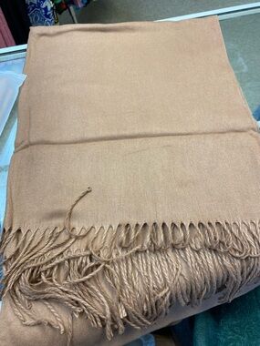 Ladies Camel Pashmina Scarfs